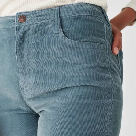 Faherty Julianne Corduroy Pants Blue Size 26 - Picture 3 of 15